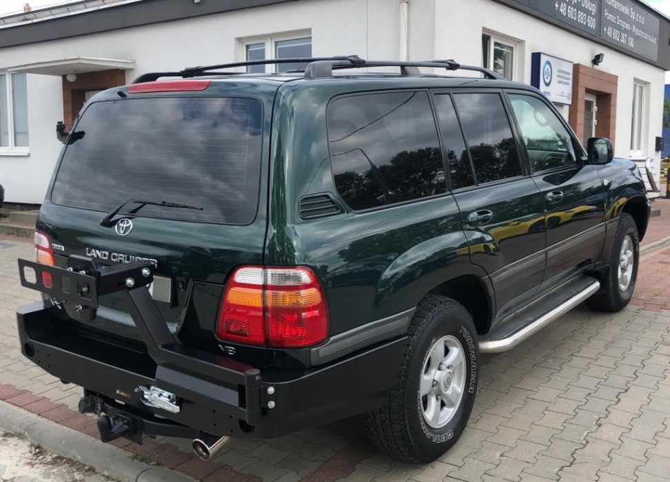 Силовий задній бампер Toyota Land Cruiser J100, 105