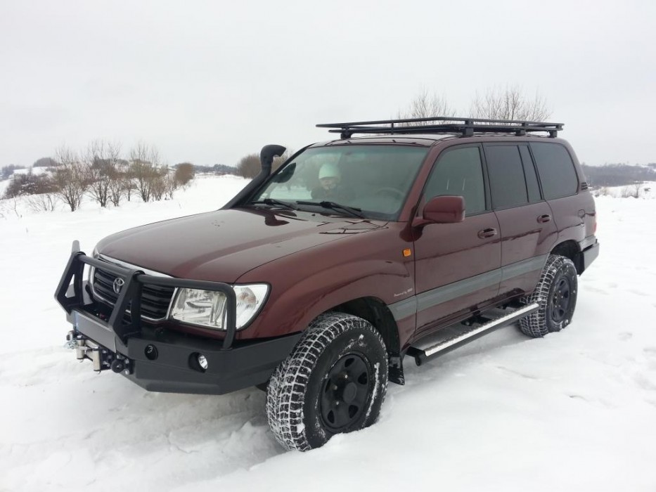 Захисна дуга переднього бампера Toyota Land Cruiser J100, 105