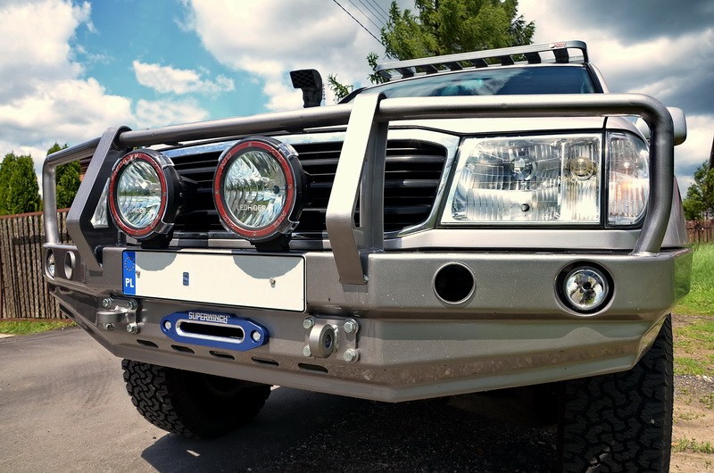 Захисна дуга переднього бампера Toyota Land Cruiser J100, 105
