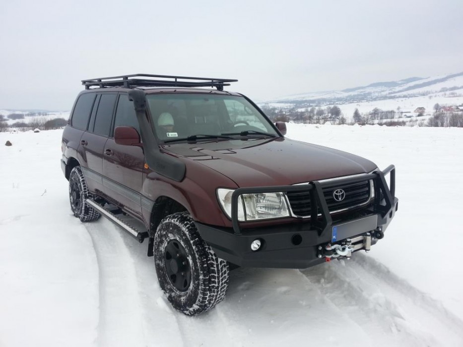 Захисна дуга переднього бампера Toyota Land Cruiser J100, 105