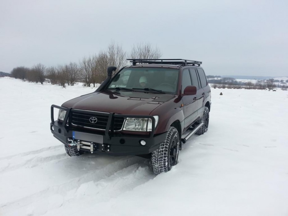 Захисна дуга переднього бампера Toyota Land Cruiser J100, 105