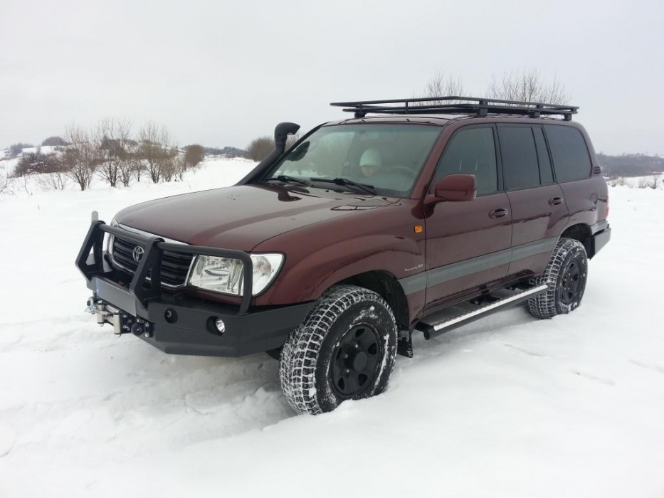 Захисна дуга переднього бампера Toyota Land Cruiser J100, 105