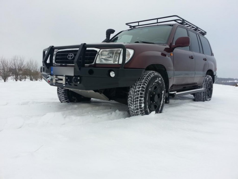 Захисна дуга переднього бампера Toyota Land Cruiser J100, 105