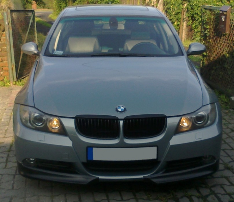 Накладки переднього бампера BMW E90 дорестайл