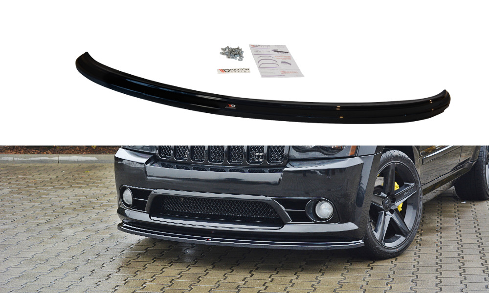 Дифузор переднього бампера Jeep Grand Cherokee WK STR8 gloss black
