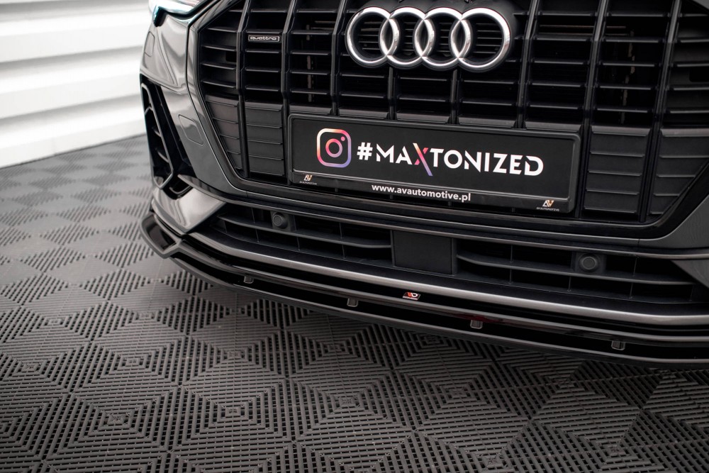 Нижня накладка переднього бампера Audi Q3 F3 S-Line вер. 2