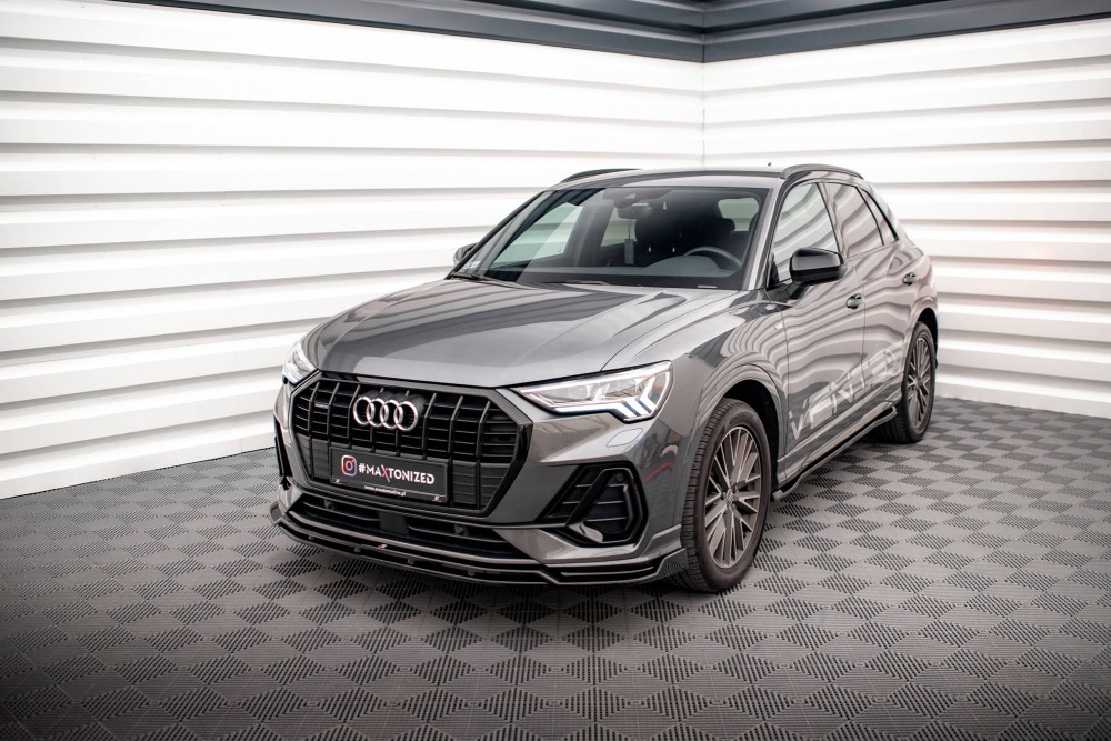 Нижня накладка переднього бампера Audi Q3 F3 S-Line вер. 2