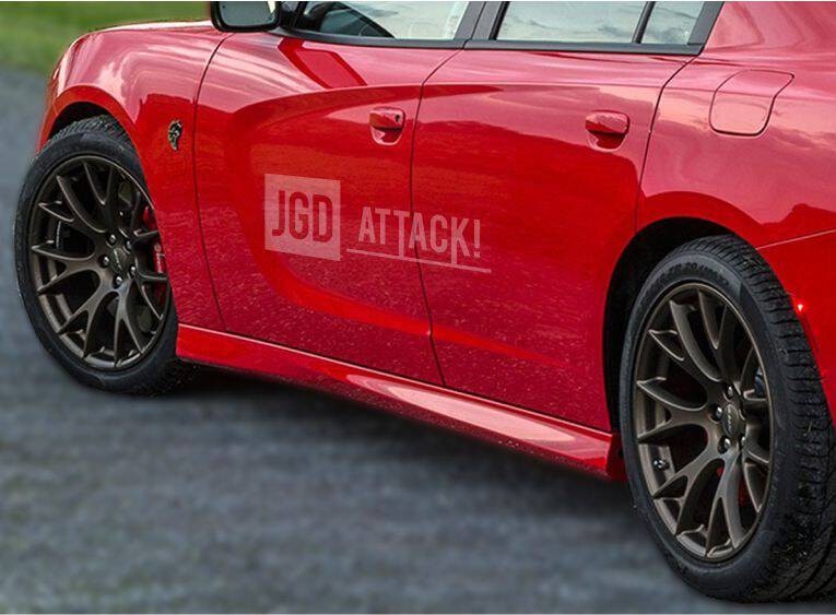 Накладки на пороги Dodge Charger (2015-2021) srt style