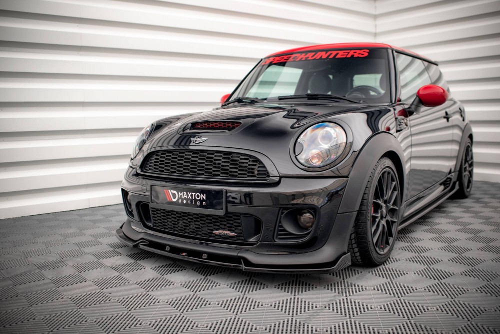 Нижня накладка на передній бампер Mini Cooper R56 John Cooper Works вер. 3