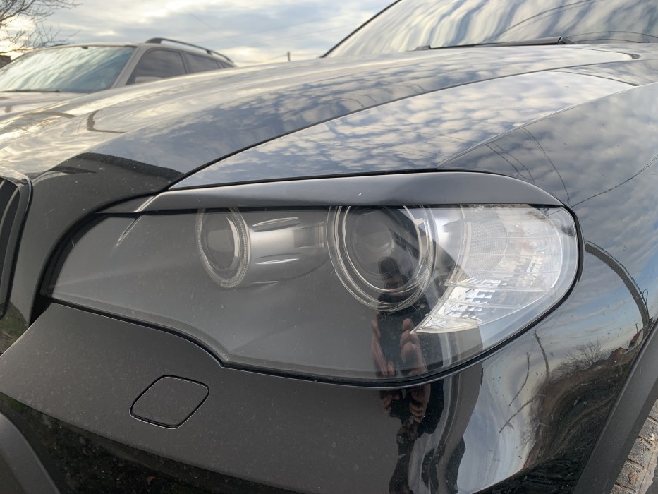 Накладки на фари BMW X5 E70 (abs-пластик)