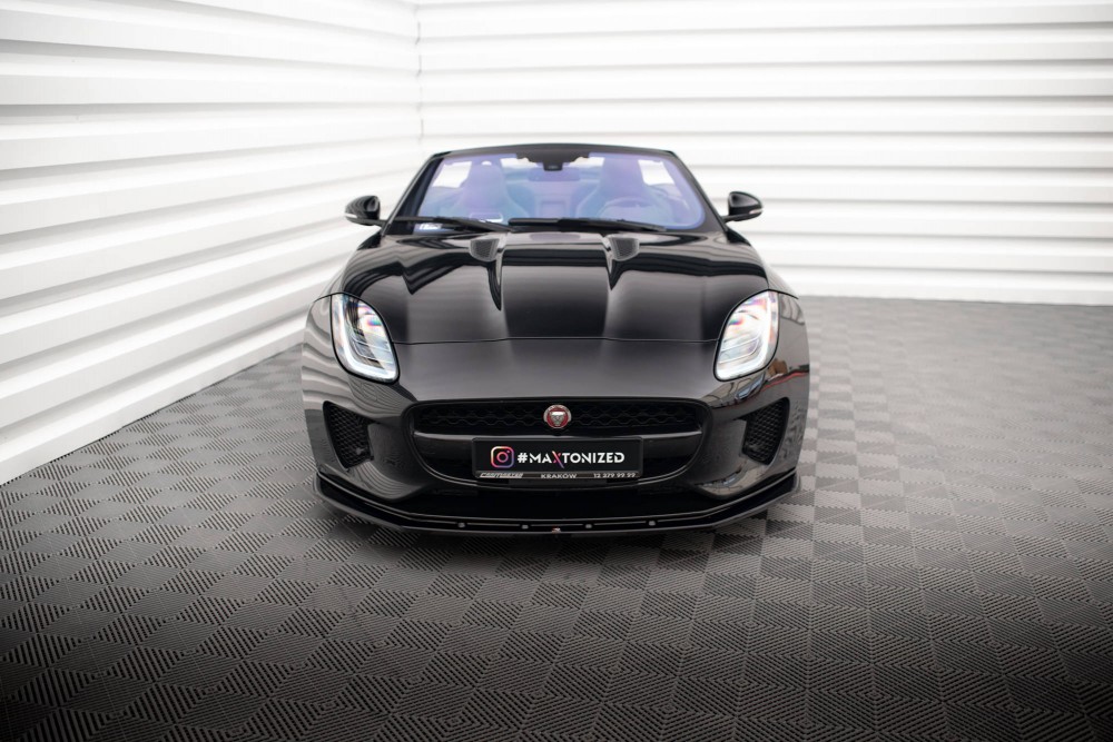 Тюнінгова накладка на передній бампер Jaguar F-Type Mk1 рестайл вер. 1