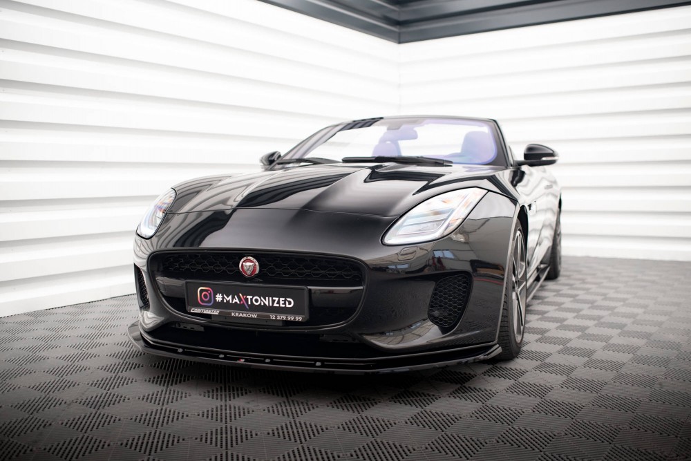 Тюнінгова накладка на передній бампер Jaguar F-Type Mk1 рестайл вер. 1