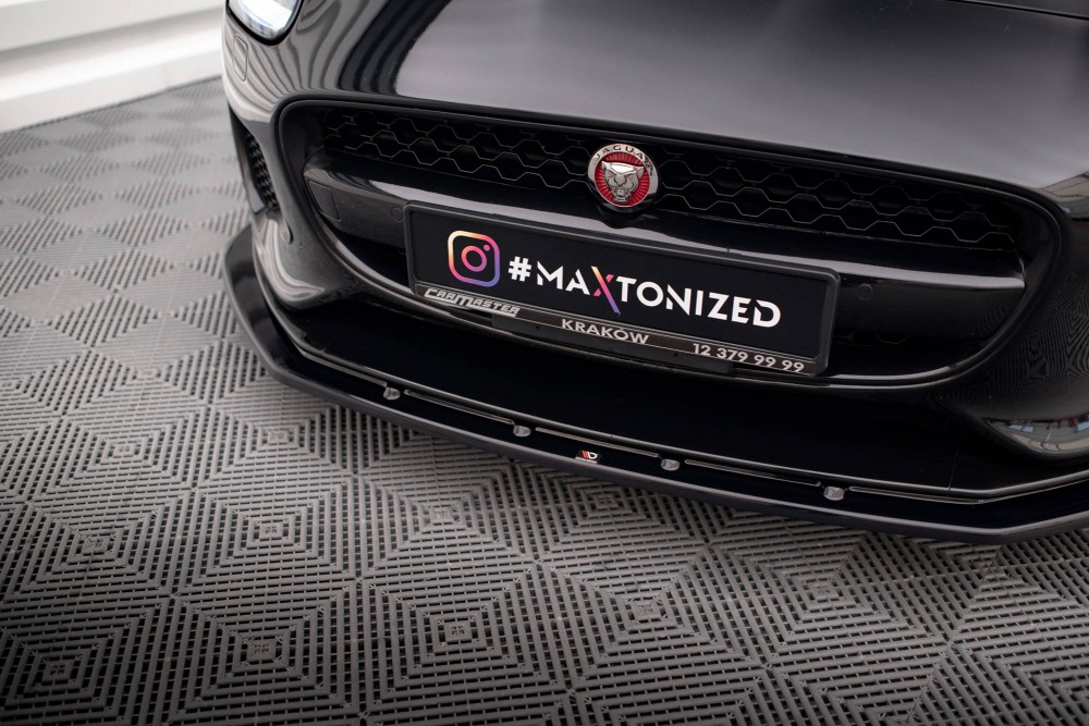 Тюнінгова накладка на передній бампер Jaguar F-Type Mk1 рестайл вер. 1