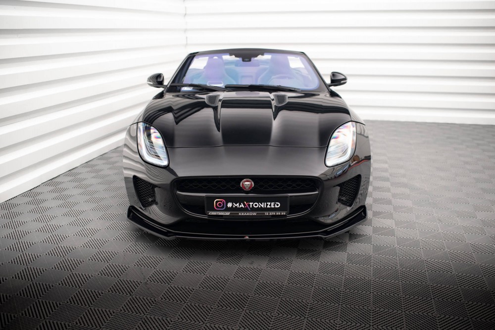 Нижня накладка під передній бампер Jaguar F-Type Mk1 післярестайл вер. 2