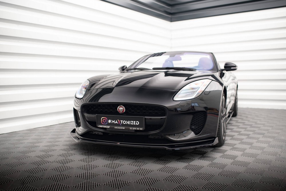 Нижня накладка під передній бампер Jaguar F-Type Mk1 післярестайл вер. 2