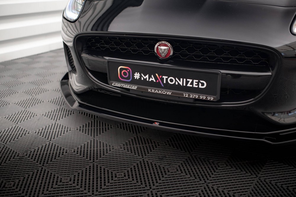 Нижня накладка під передній бампер Jaguar F-Type Mk1 післярестайл вер. 2