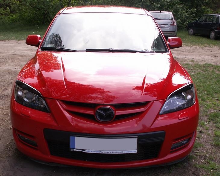 Накладки на фари (реснічки) Mazda 3 Hatchback