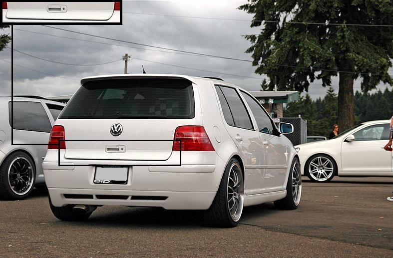 Бленда кришки багажника VW Golf 4