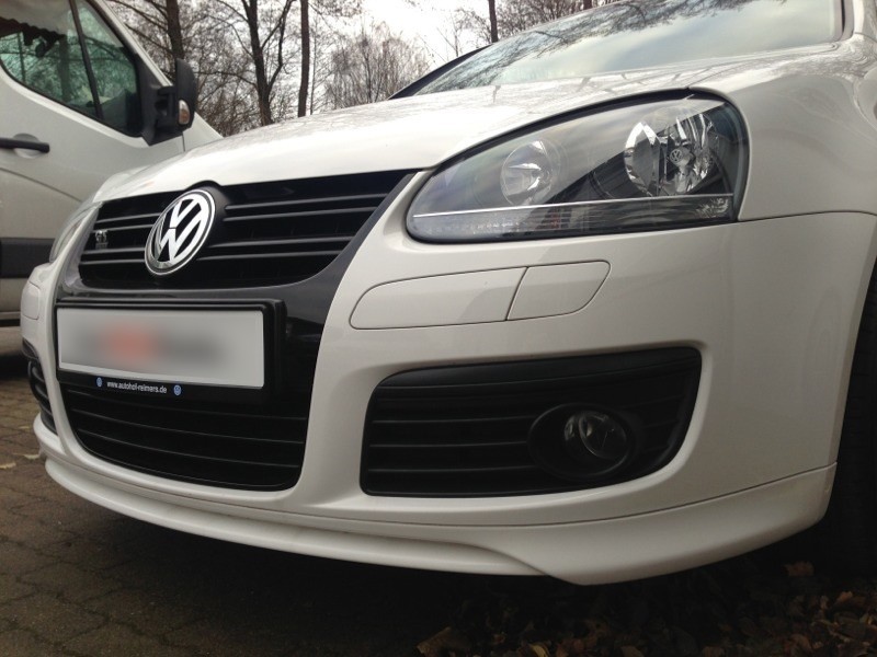 Дифузор переднього бампера VW Golf 5 GTI у стилі Votex