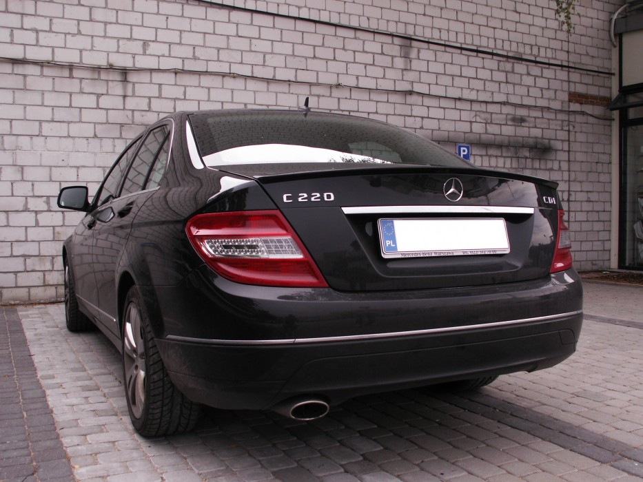 Спойлер багажника Mercedes W204 в стилі AMG
