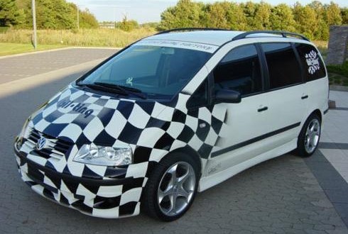 Тюнінгові накладки на пороги VW Sharan, Ford Galaxy, Seat Alhambra