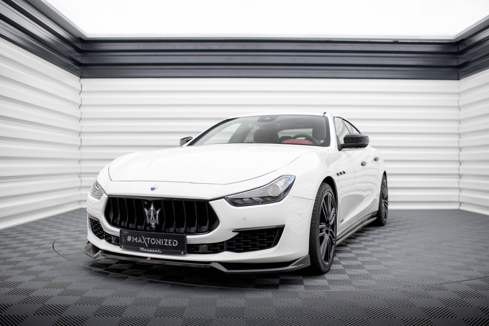 Тюнінгова накладка на передній бампер Maserati Ghibli Mk3 рест. вер. 1
