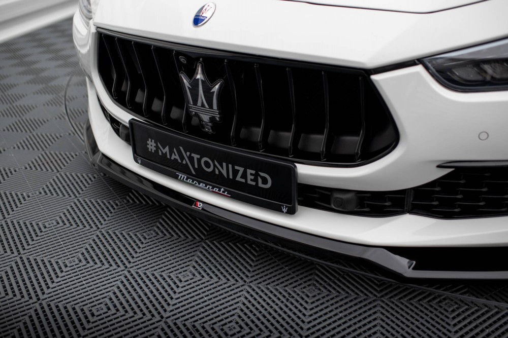 Тюнінгова накладка на передній бампер Maserati Ghibli Mk3 рест. вер. 1
