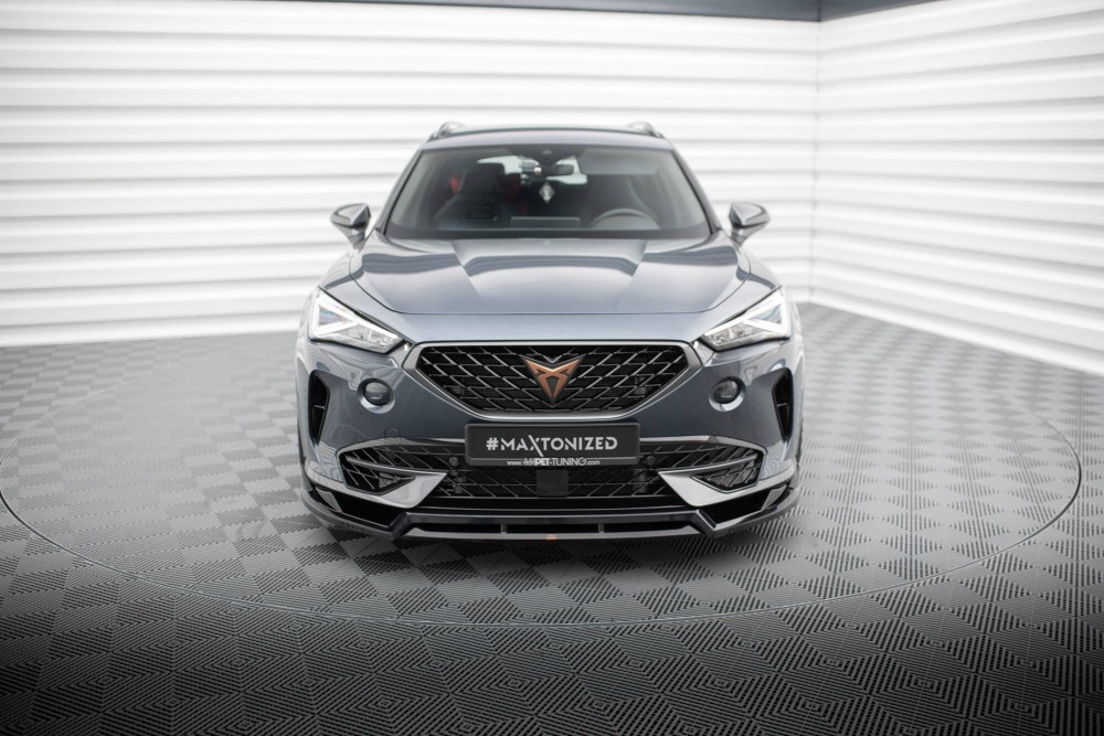 Нижня тюнінг накладка на передній бампер Cupra Formentor Mk1 вар. 4
