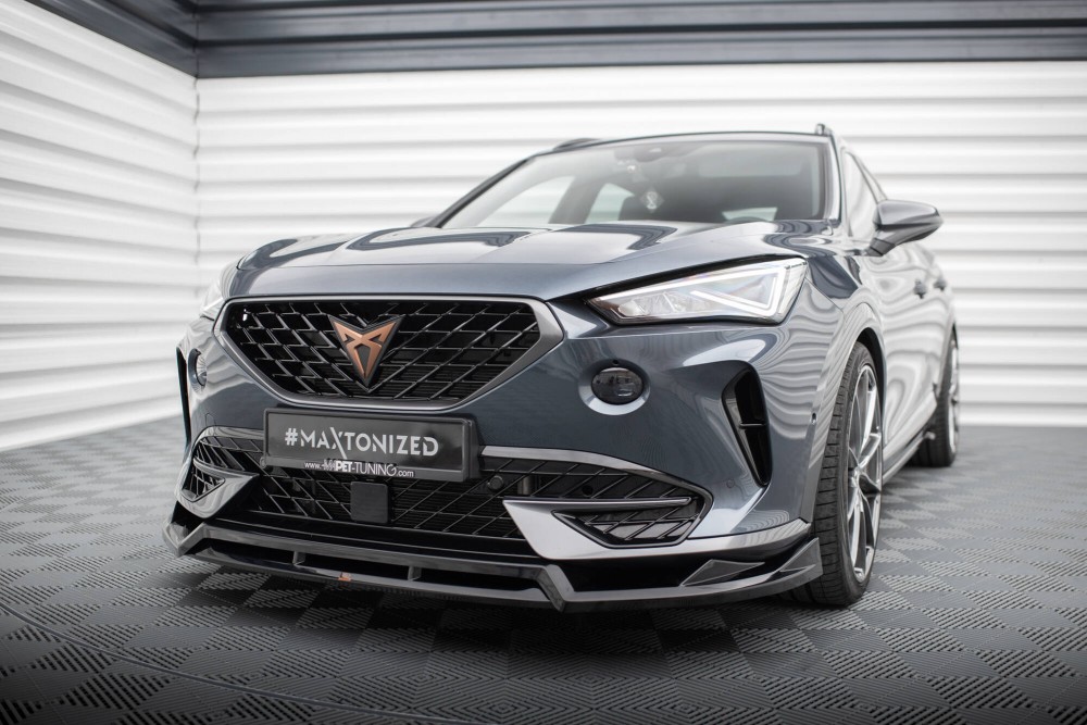 Нижня тюнінг накладка на передній бампер Cupra Formentor Mk1 вар. 4