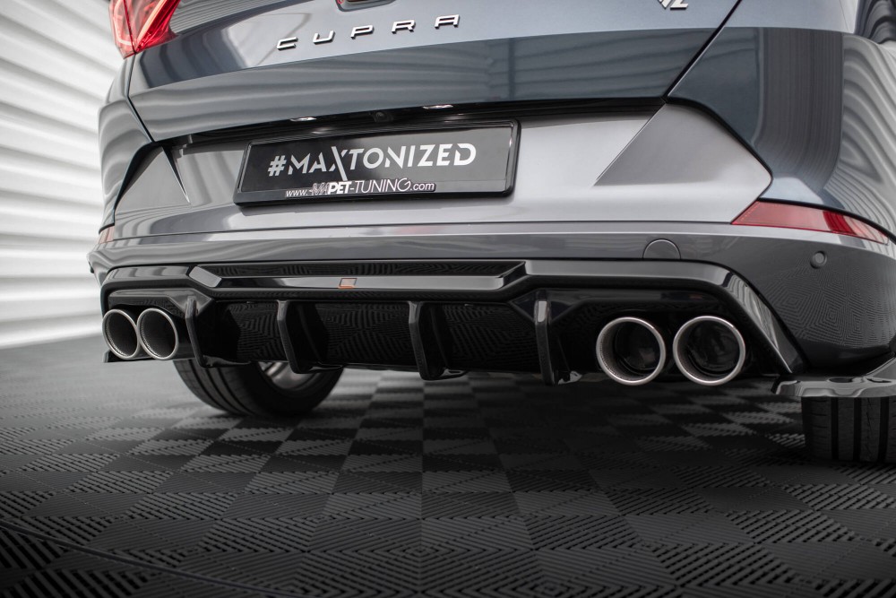 Накладка заднього бампера Cupra Formentor Mk1 із муляжами вихлопних труб