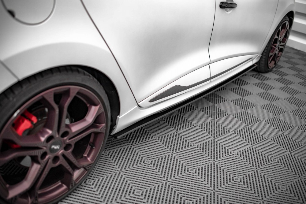 Бокові лістви (дифузори) на пороги Street Pro Renault Clio Mk4 версія RS