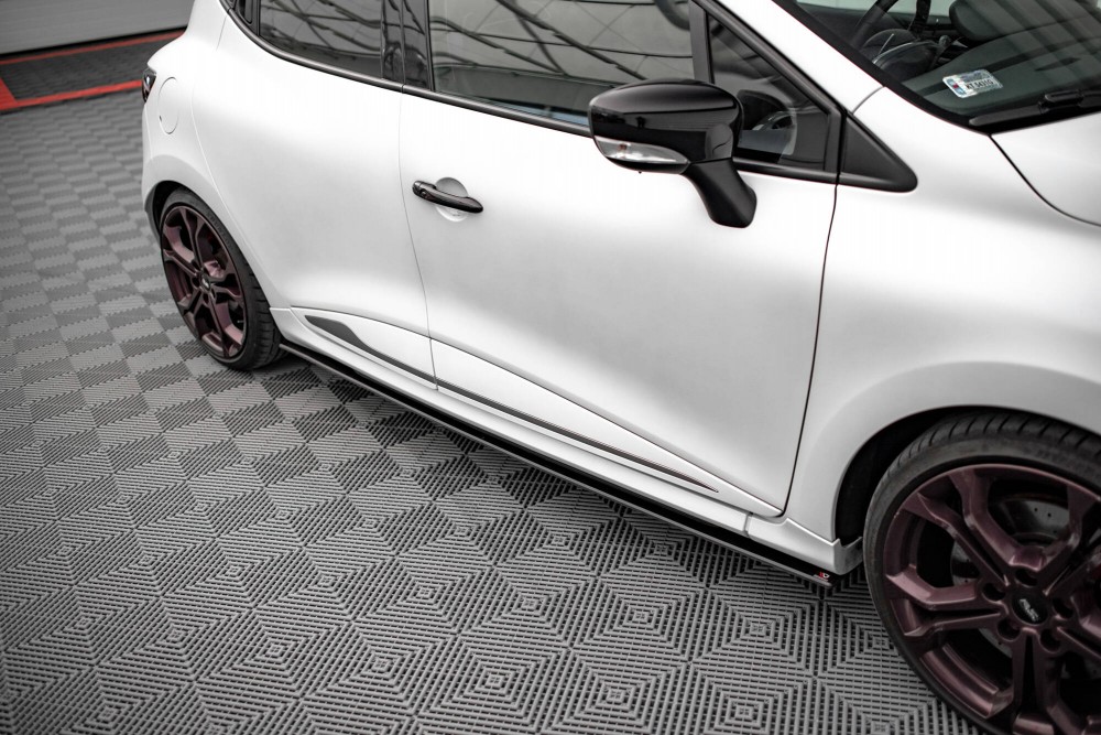 Бокові лістви (дифузори) на пороги Street Pro Renault Clio Mk4 версія RS