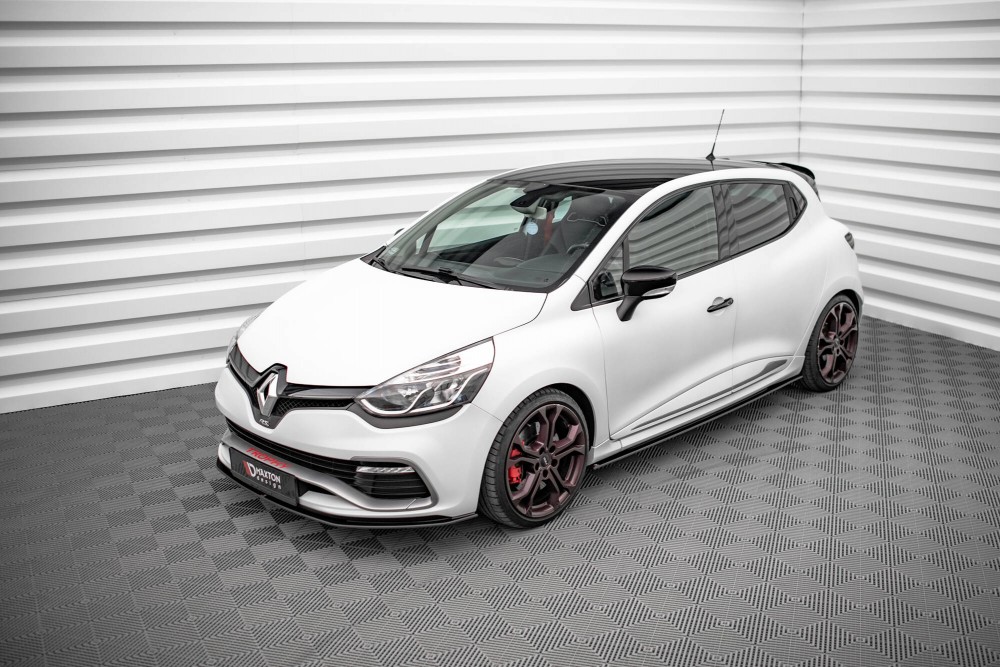 Бокові лістви (дифузори) на пороги Street Pro Renault Clio Mk4 версія RS