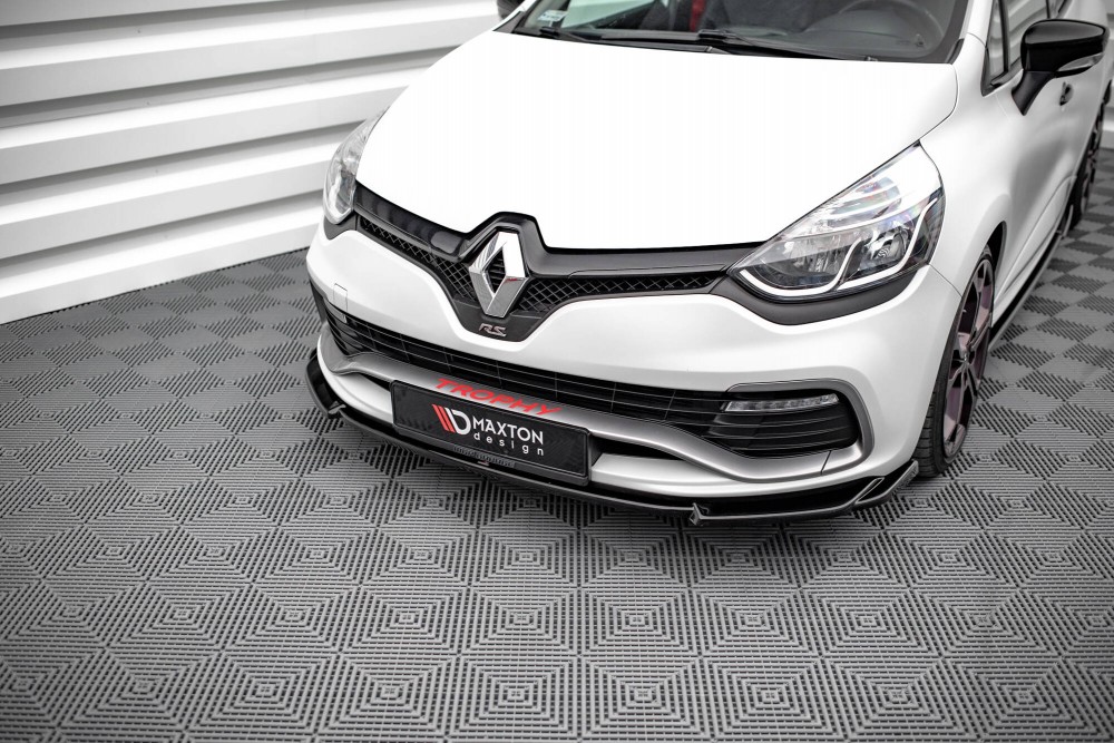 Нижня накладка (дифузор) переднього бампера Renault Clio Mk4 версія RS вар. 2