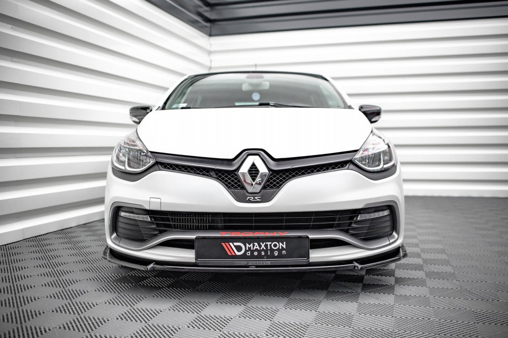 Нижня накладка (дифузор) переднього бампера Renault Clio Mk4 версія RS вар. 2