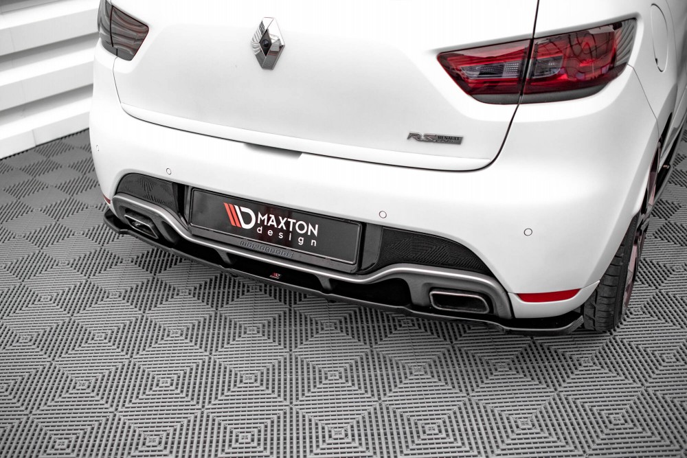 Задній тюнінг дифузор на бампер Renault Clio Mk4 версія RS