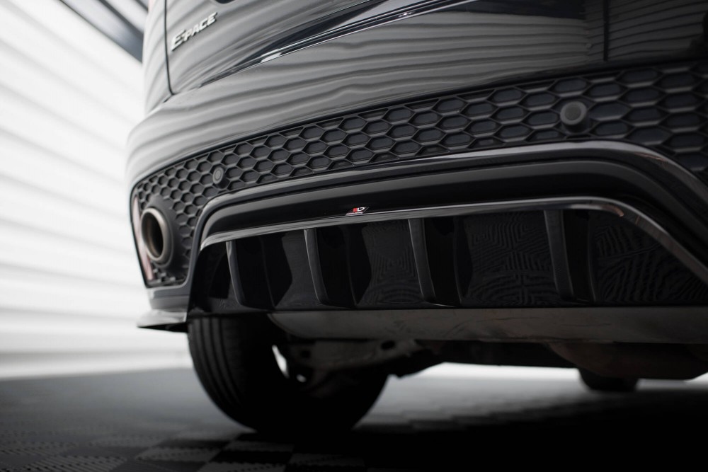 Тюнінговий нижній дифузор на задній бампер Jaguar E-Pace Mk1 R-Dynamic