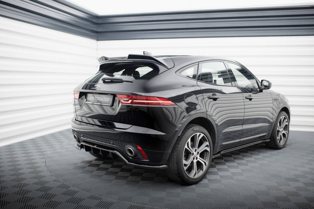 Тюнінговий нижній дифузор на задній бампер Jaguar E-Pace Mk1 R-Dynamic