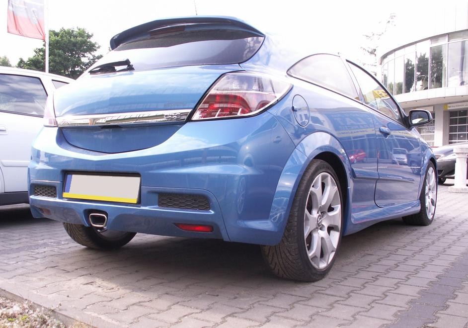 Спойлер багажника Opel Astra H GTC стиль OPC-2