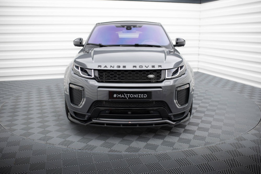 Тюнінгова накладка (дифузор) на передній бампер Land Rover Range Rover Evoque Mk1 рестайл