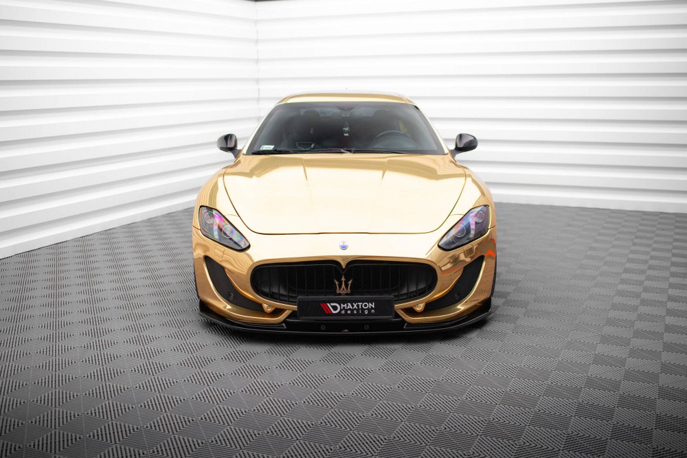 Тюнінгова накладка (губа) на передній бампер Maserati Granturismo Mk1 рестайл вар. 1
