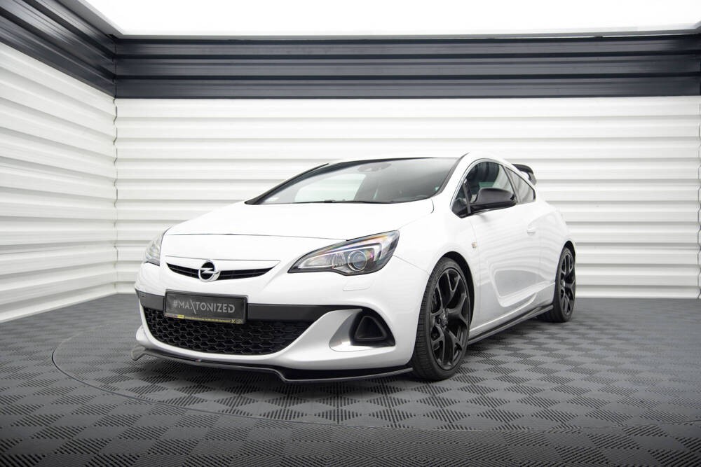 Дифузор на передній бампер Opel Astra J OPC / VXR вер.2
