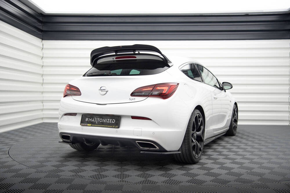 Бічні накладки на задній бампер Opel Astra J версія OPC/VXR