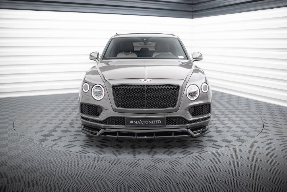 Тюнінгова накладка (дифузор) на передній бампер Bentley Bentayga Mk1