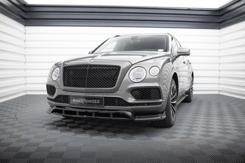 Тюнінгова накладка (дифузор) на передній бампер Bentley Bentayga Mk1