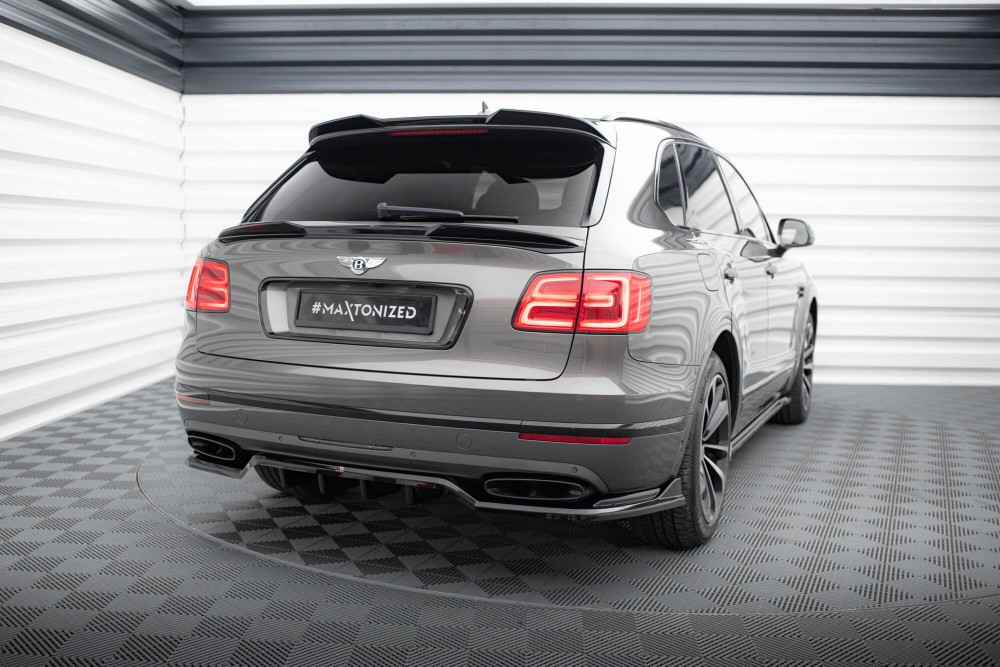Тюнінговий дифузор (накладка) на задній бампер Bentley Bentayga Mk1