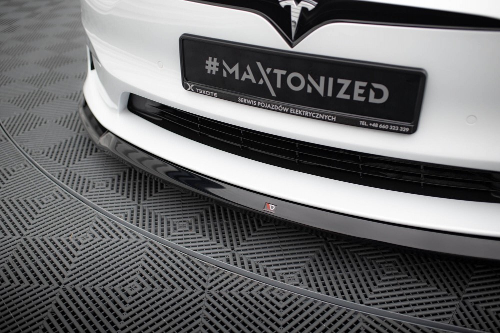 Нижній дифузор переднього бампера Tesla Model S Plaid Mk1 з 2021 року вер. 2