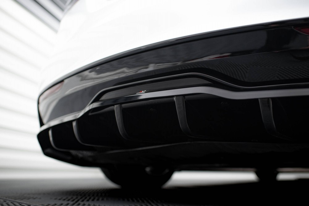 Тюнінговий дифузор (накладка) заднього бампера Tesla Model S Mk1 рестайл Plaid вер. 1