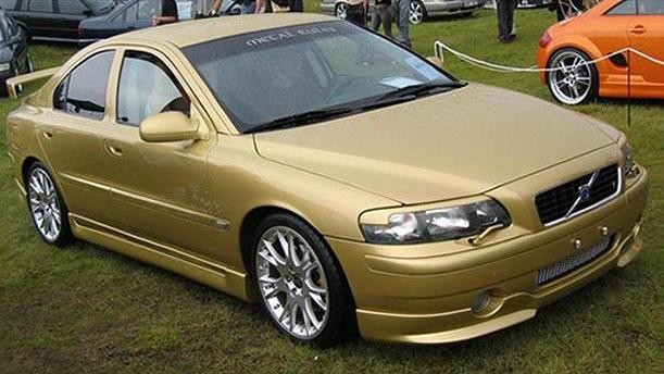 Накладки на передні фари Volvo S60 / V70 / XC70 варіант 2