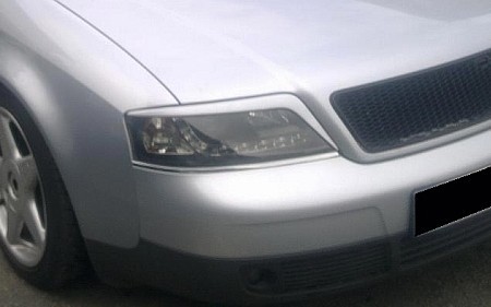 Накладки на передні фари Audi A6 C5 дорестайл